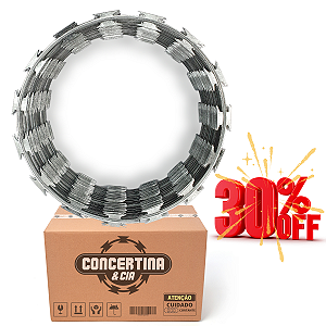 Cerca Concertina 45cm 10 Metros Com Brinde Especial!