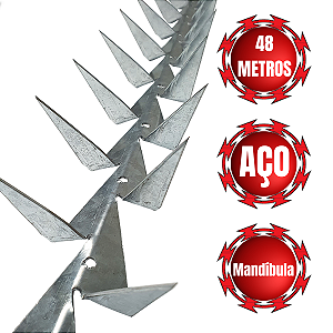 LANÇA PROTETORA MANDIBULA DE AÇO 48 METROS