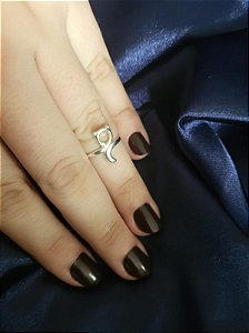 Anel de Prata Gatinho