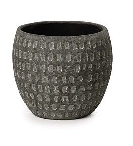 Vaso Decorativo Cachepot  em Cimento Médio