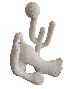 Escultura em Poliresina Abaporu Off-White