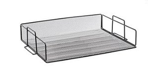 Organizador De Mesa Gaveta Porta Arquivo Em Metal Empilhável