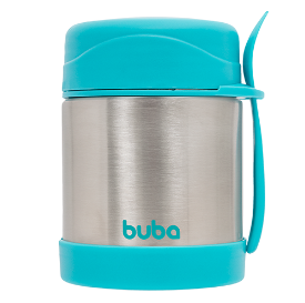 Pote Térmico Bebê Para Papinha Frutas Com Colher