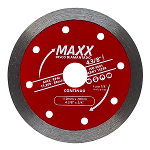 Disco Diamantado Contínuo - 110x20mm