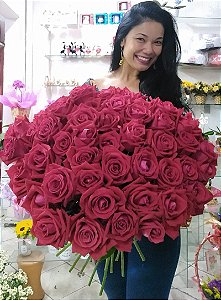 Buquê de 50 Rosas