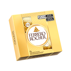 Bombom Ferrero Rocher Caixa 50g 4 Unidades