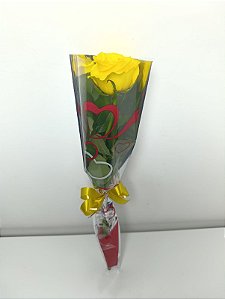 1 (Uma) Rosa Amarela – Presente