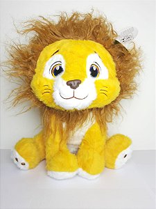 Leão O Rei do Aconchego Amarelo 30 cm de Pelucia VTK-20H036-30