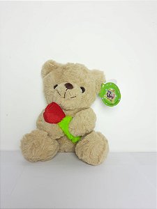 Urso Embaixador do Romantismo Marrom 20 cm de Pelucia 66-6803-20