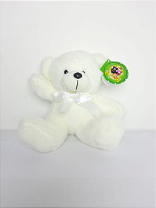Urso Fofura Branco 17 cm de Pelucia 88H-24080-17