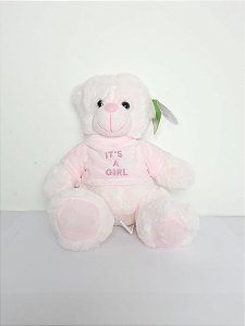 Urso Menina Meu Presente Azul 20 cm de Pelucia 88H-24080-17