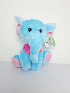 Elefante Apaixonado Azul 20 cm de Pelucia 18-1549M-25