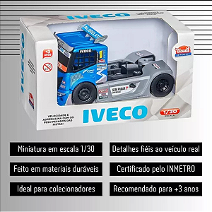 Caminhão Corrida Brinquedo Copa Truck Iveco S-Way - Velocidade e Aventura em Miniatura