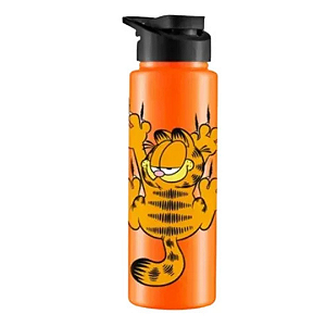 Garrafa Água Squeeze do Garfield Plástico BPA Free 750ml - Estilo e Conforto