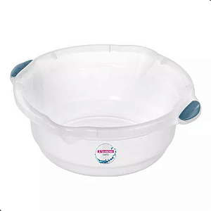 Bacia Plástica 8,6L Sanremo Modelo Hydrus Incolor - Versátil e Resistente