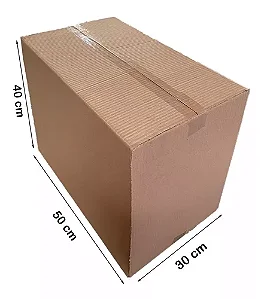 25 Caixas De Papelão 50x30x40