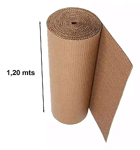 1 Rolo Bobina Papelão Ondulado 1,20 X 20 Metros