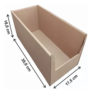 25 Caixas De Papelão Organizadora De Estoque 39x17,5x18
