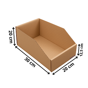 25 Caixa De Papelão Bin Organizadora Estoque 30X20X20