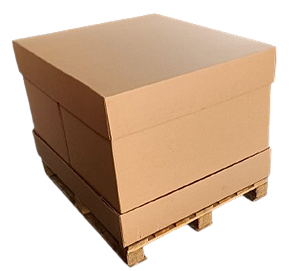 1 Caixa Palete/pallet De Papelão Resistente 120x100x80
