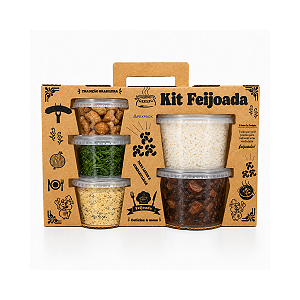 25 Embalagens Maleta Kit Feijoada G Impressa