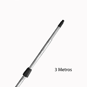 Cabo Extensor de Alumínio 3m c/ Rosca Nobre