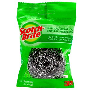 Esponja Espiral Metálico Scotch Brite