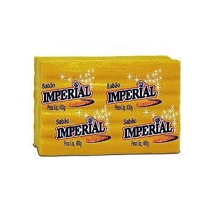 Sabão Barra Extrusado Amarelo Biodegradável 300gr Imperial