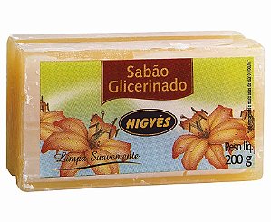 Sabão Barra Natural Glicerinado 200gr Higyes