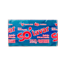 Sabão Barra Azul 200gr Solavar