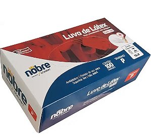 Luva de Procedimento Látex c/ Pó - Tam. Pequeno c/ 100un