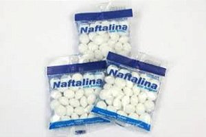 Naftalina em Bolas 50g
