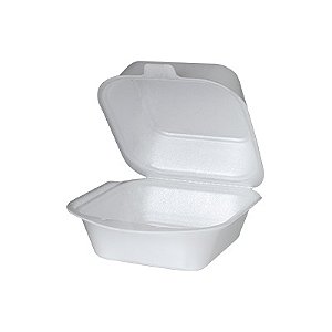 Embalagem de Isopor Hamburgueira 01 c/ 400 un