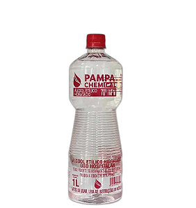 Álcool Líquido 1L 70 Graus Pampa