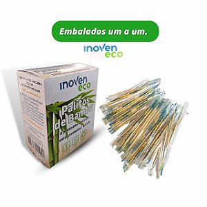 Palito de Dente Embalado 1a1 com 1.000 Bambu