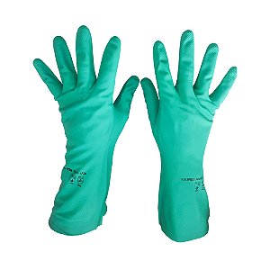 Luva de Látex Verde Grande Reforçada
