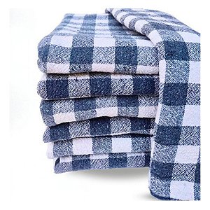 Sacaria Xadrez Lavada 45x65cm Algodão Daltextil