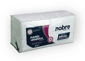 Papel Higiênico Interfolhado 20x10cm Folha Dupla c/ 9.000 Folhas Nobre