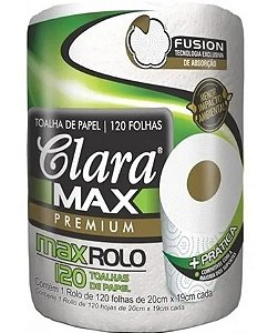 Papel Toalha Cozinha 120 fls CLARA PREMIUM