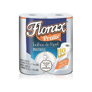 Papel Toalha Cozinha Florax Pratic