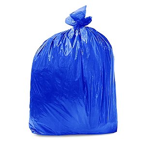 Saco Lixo Azul 60L c/ 100un Leve