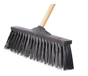 Escovão de Nylon Gari Cabo Inclinado Plástico 60cmx6x17 Dalcin