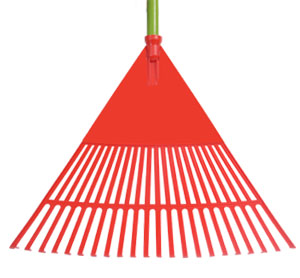 Vassoura Plástica p/ Jardim Rastel Grande Dalcin