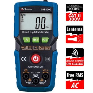 Multímetro Digital SMART Minipa SM-1000