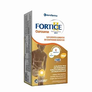 Suplemento Alimentar Fortice Cúrcuma com 30 Comprimidos Eurofarma