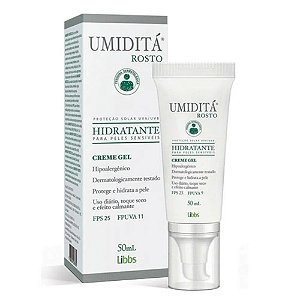Creme Gel Umiditá Rosto FPS25 50ml