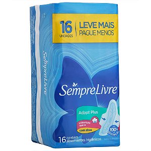 Absorvente Livre Adapt Plus 16 Unidades