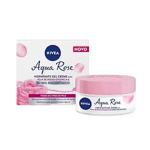 Creme Nivea Hidr Fac Gel Rose 50ml