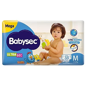 Fralda Babysec Ultra sec M 38un