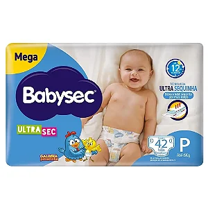 Fralda Babysec Ultrasec P 42un